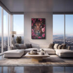 "Lioness in Flowers" – Bild 3