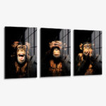 Bündel: "3 Wise Monkeys II" (3x) – Glas