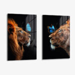 Bündel: "Butterfly Lions" (2x) – Glas