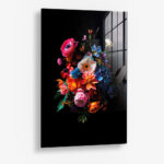 Colorful Flowers – Glas