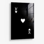 LV Hearts Noir – Glas
