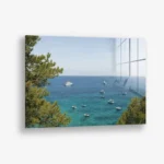 Boats in the Bay – Glas