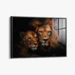 Lion Couple HZ – Glas – Bild 2