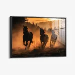 Running Horses II – Glas – Bild 2