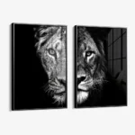 Bündel: "Lion & Lioness III" (2x) – Glas – Bild 2