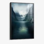 Misty Lake I – Glas – Bild 2