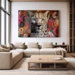 Flower Cheetah – Glas – Bild 3