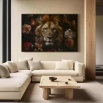"Lion in Flowers" – Bild 3