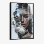 Wolf and Woman – Glas – Bild 2