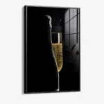 Champagne Silhouette – Glas – Bild 2