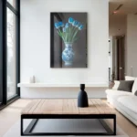 Blue Tulips – Glas – Bild 3