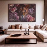 "Lion in Flowers II" – Bild 3