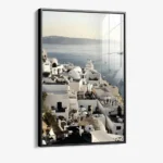 Santorini Sunset – Glas – Bild 2