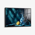 Blauw Still Life – Glas – Bild 2