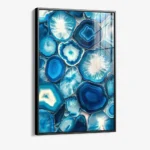 Blue Stones Poster – Glas – Bild 2