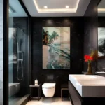 Palm Dusk Shore – Glas – Bild 3