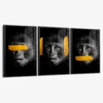 Bundle: “3 Wise Monkeys” (3x) - Glass – Bild 2