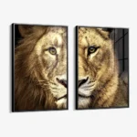 Bundle: Lion & lioness Color (2x) - Glass – Bild 2