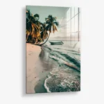 Palm Dusk Shore – Glas