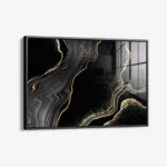 Black & Gold Stone – Glas – Bild 2