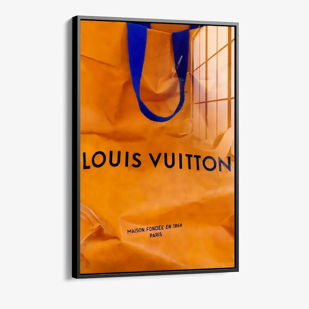 8.-Glass-Framed-LV-Bag-Poster