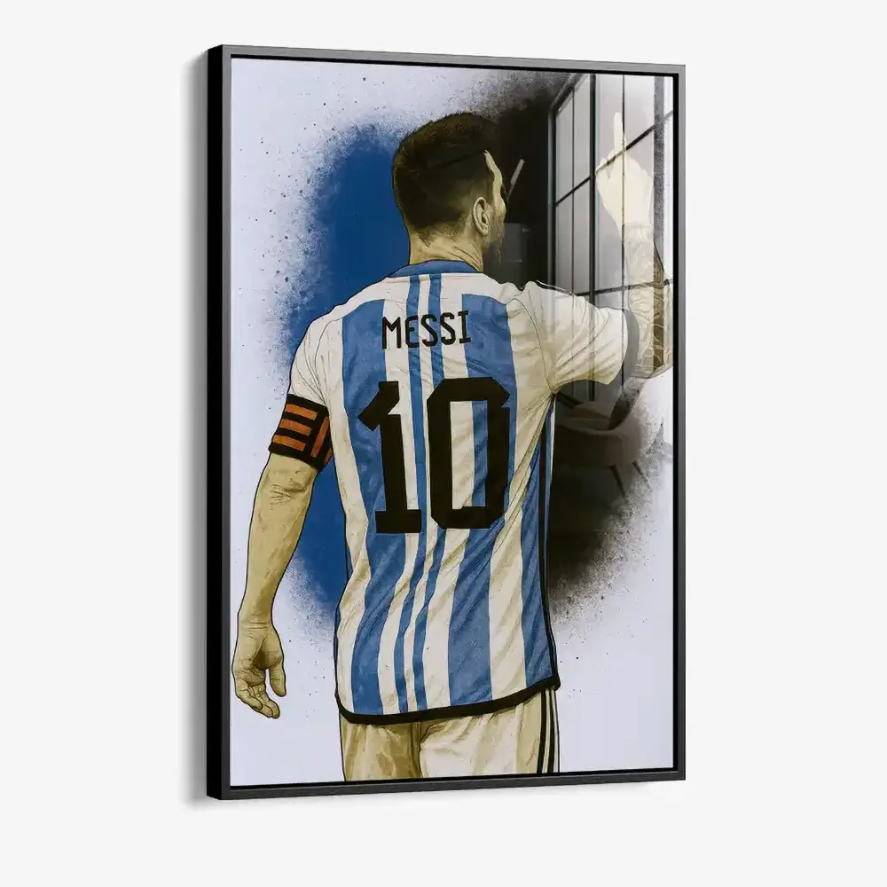 8.-Glass-Framed-Lionel-Messi