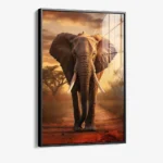 Elephant On The Road - Glass – Bild 2