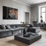 Horizontal Tiger – Glas – Bild 3