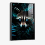Jungle Raccoon – Glas – Bild 2
