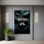 Jungle Raccoon – Glas – Bild 3