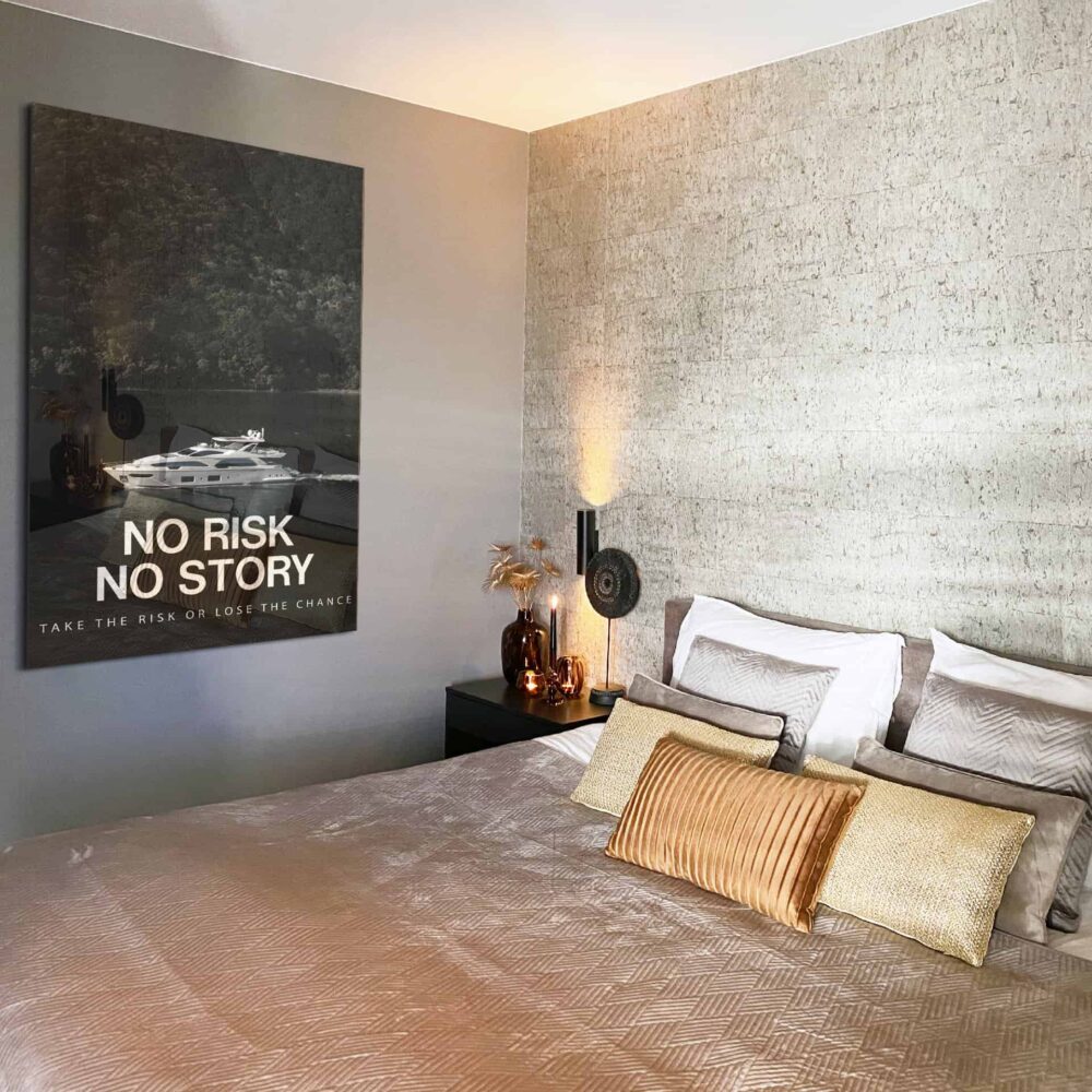 Take Risks - Glas 100x150 cm / Ohne Rahmen – Bild 2