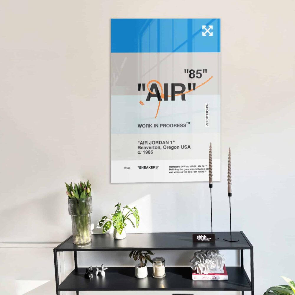 AIR Hypebeast – Glas 40x60 cm / Ohne Rahmen – Bild 2