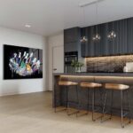 VIP Bottle Service – Glas 80x120 cm / Ohne Rahmen – Bild 2