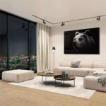 Big Bear – Glas 80x120 cm / Ohne Rahmen – Bild 2