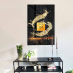 Golden Perfume – Glas 40x60 cm / Ohne Rahmen – Bild 2
