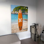 The Surf Board II – Glas 80x120 cm / Ohne Rahmen – Bild 2