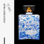 COCO Delft Blue – Glas 60x90 cm / Ohne Rahmen – Bild 3