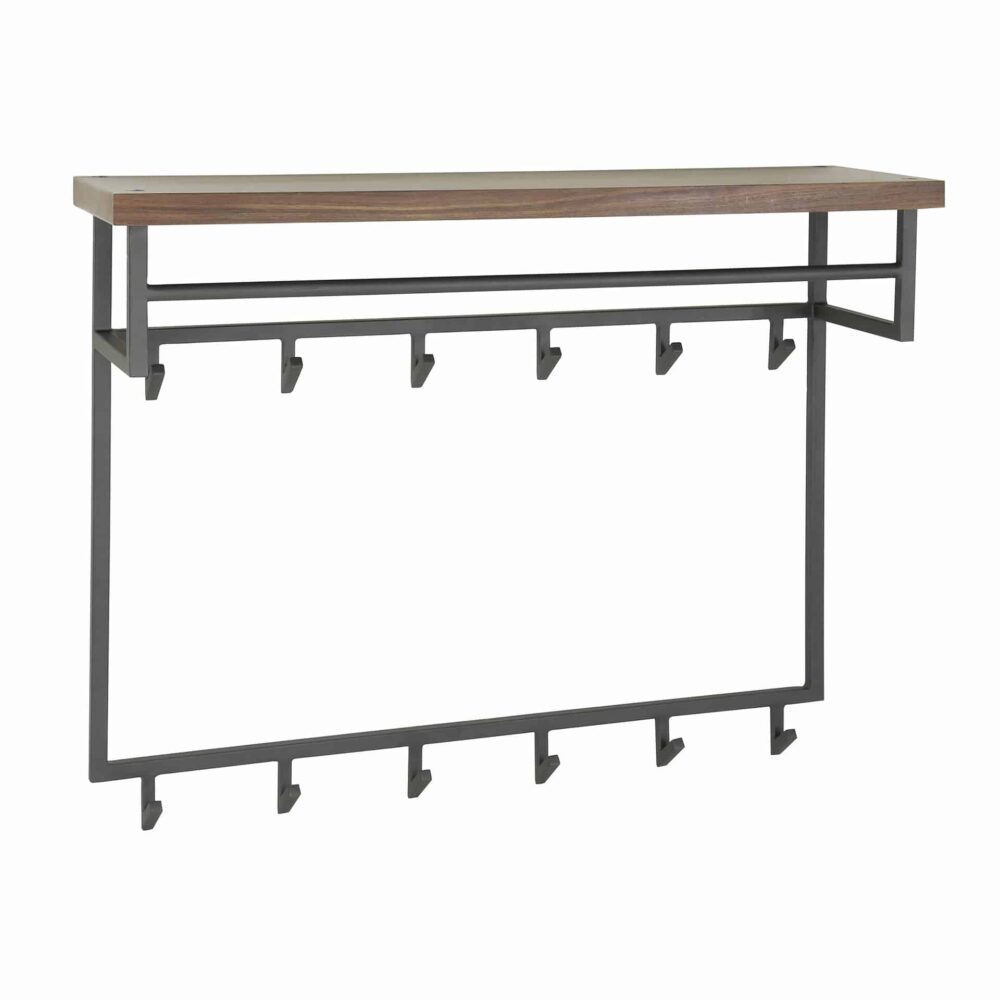 Garderobe Daytona 12 Haken Hutablage / Solid Saja natur – Bild 5