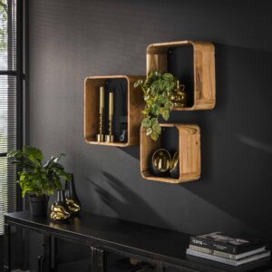 Wandschap Hexagon set/2