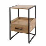 Nachttisch 1L XS Nische / Massive Akazie natur – Bild 5