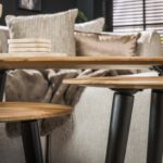 Couchtisch-Set/3 organisch / Massive Akazie natur – Bild 4