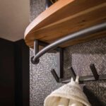 Garderobe rund 8 Haken Hutablage / Massiv ac – Bild 2