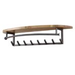 Garderobe rund 8 Haken Hutablage / Massiv ac – Bild 3