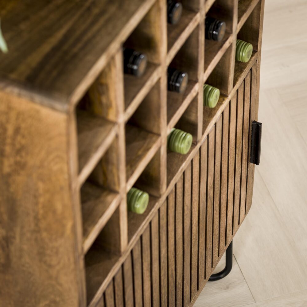 Weinschrank-Optimierung / Solide Mango-Sandfarbe – Bild 3