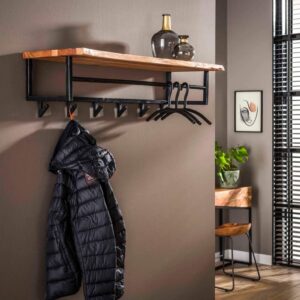 Garderobenständer Wooden hooks (6 haken)