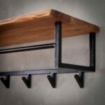 Garderobenständer Wooden hooks (6 haken) – Bild 7