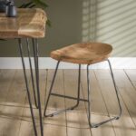 Hocker Holz ergo. VPE2 / Massive Akazie natur