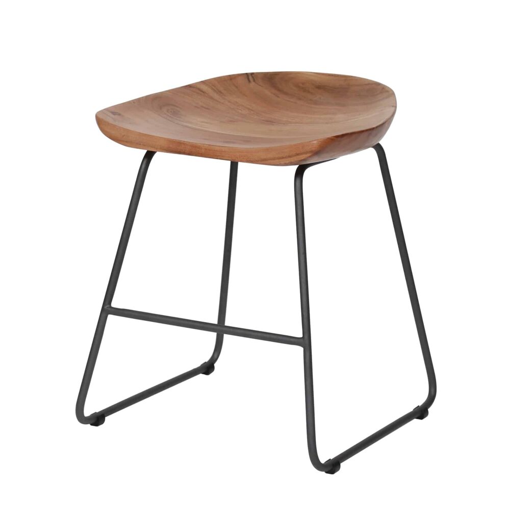 Hocker Holz ergo. VPE2 / Massive Akazie natur – Bild 2