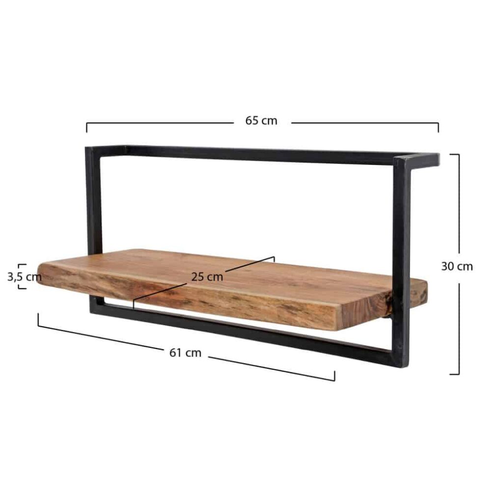 Wandregal Rivé 65cm – Bild 6