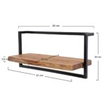 Wandregal Rivé 65cm – Bild 6